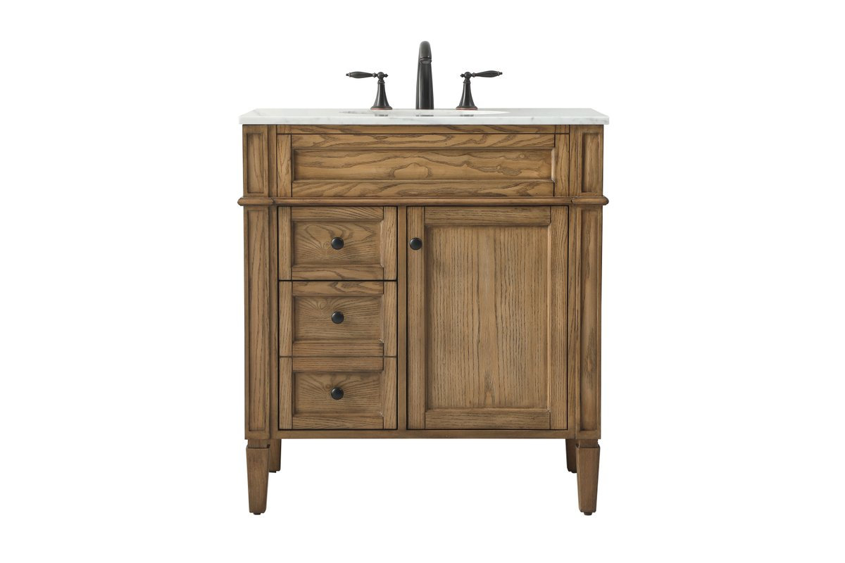Rivers 32'' Single Bathroom Vanity, Coffee