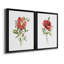 Pivoine écarlate - ensemble de 2 reproductions d'art-503444576-503444583-503444582