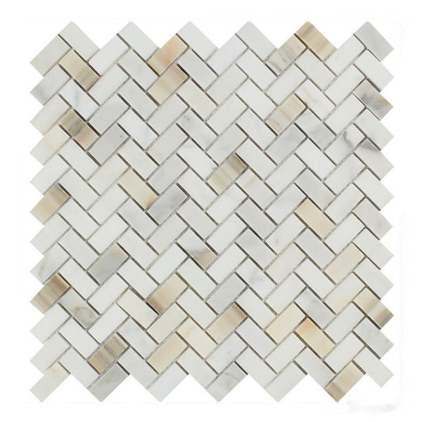 Marble Chevron Mosaic Wall & Floor Tile