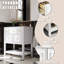 Meuble-lavabo sur pied simple avec 5 tiroirs-426721464