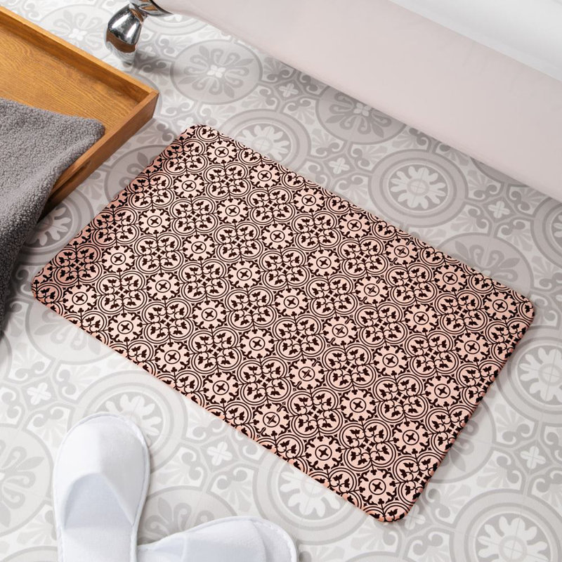 Non-Slip Bath Mat, Pink