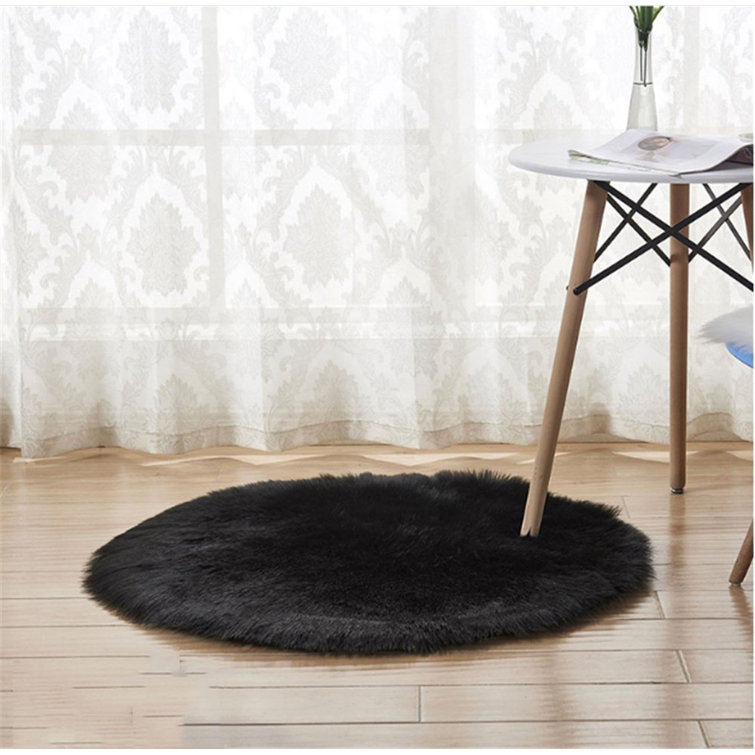Jeremial Faux Sheepskin Indoor Rug