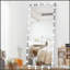 Miroir pleine grandeur Hollywood avec lumières, miroir de coiffeuse surdimensionné pour le corps entier, 3 modes de couleur, grand miroir de plancher pour la chambre à coucher et le vestiaire