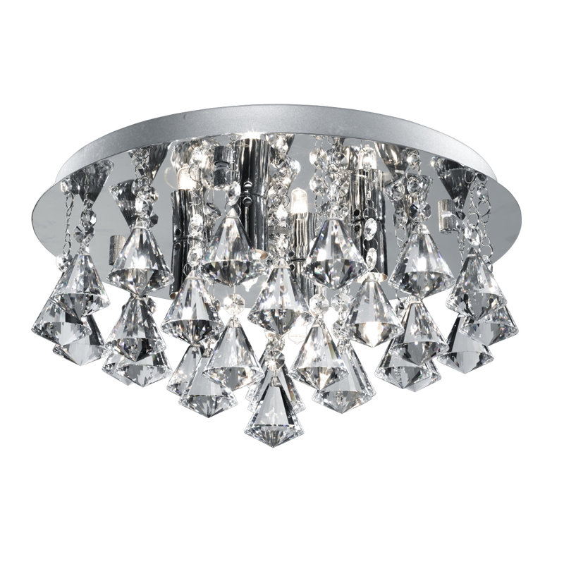 Rainier Crystal Flush Mount