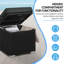 Ensemble de 2 repose-pieds en osier avec rangement caché Casterlin H 16 po-1657714724