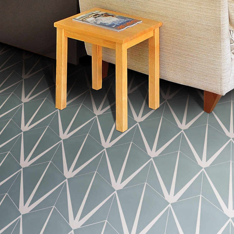 Menara 8" x 9" Cement Wall & Floor Tile