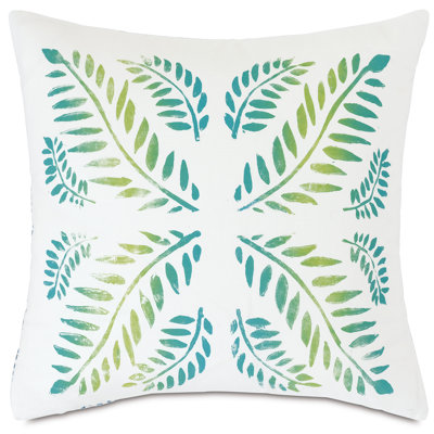 Housse et insert de coussin carré en coton Clementine
