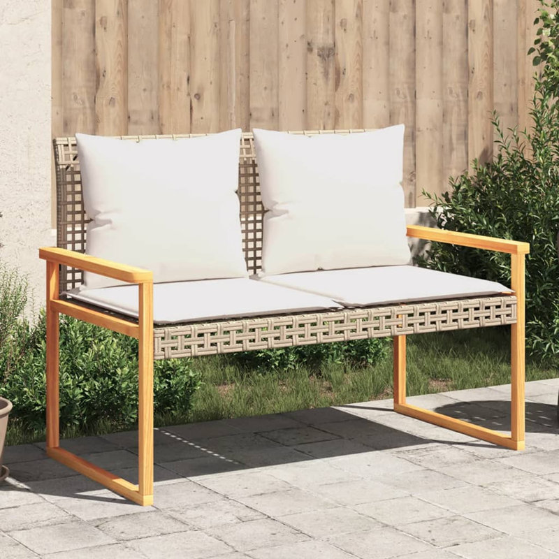 Garden Bench Mix Brown, Beige
