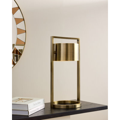 Key Light Metal Table Lamp-Antique Brass