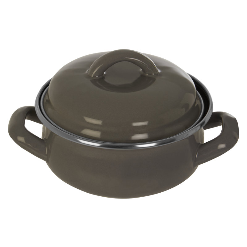 Danielburnham 0.5 l Aluminium Round Casserole, Grey