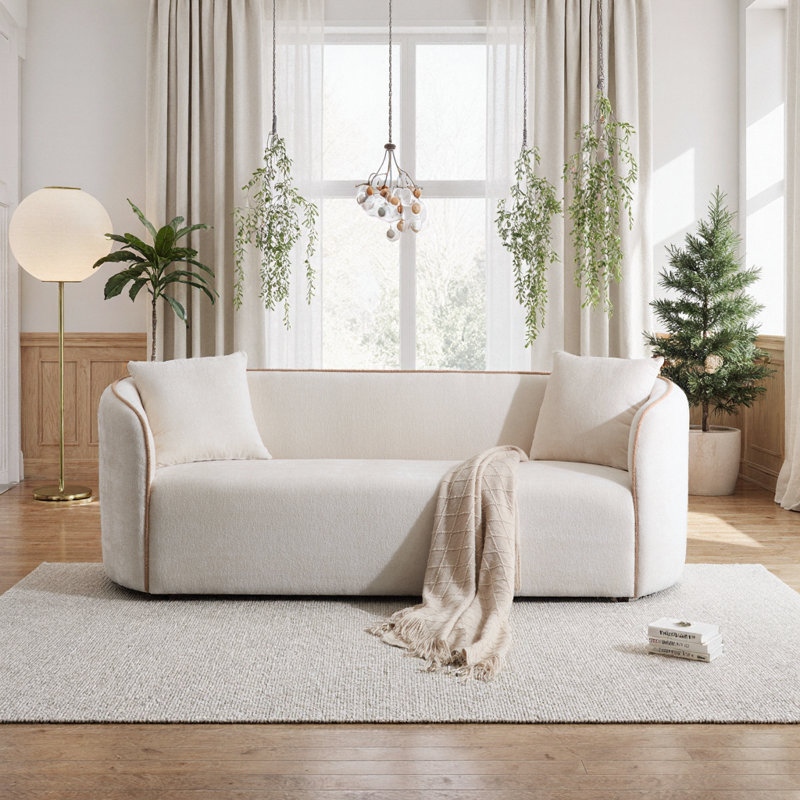 Canapé moderne incurvé 3 places Modern
