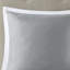Édredon pour très grand lit 8 pièces - Élégants motifs de broderie décoratifs gris et blanc pour chambre à coucher