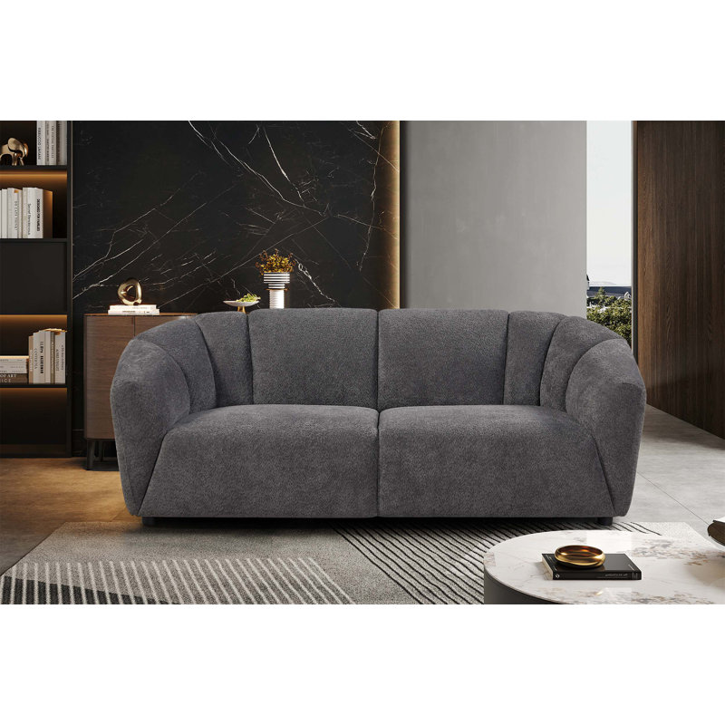 Ensemble de canapé luxueux à 3 places en tissu Boucle pour le salon, idéal pour améliorer le confort et l'esthétique de la maison
