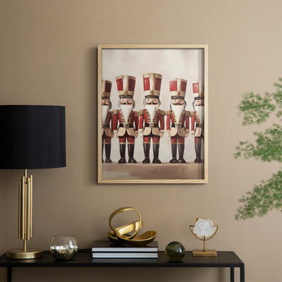 Christmas Holiday Art -Series 2-CCXCII Framed Print - Solid Wood