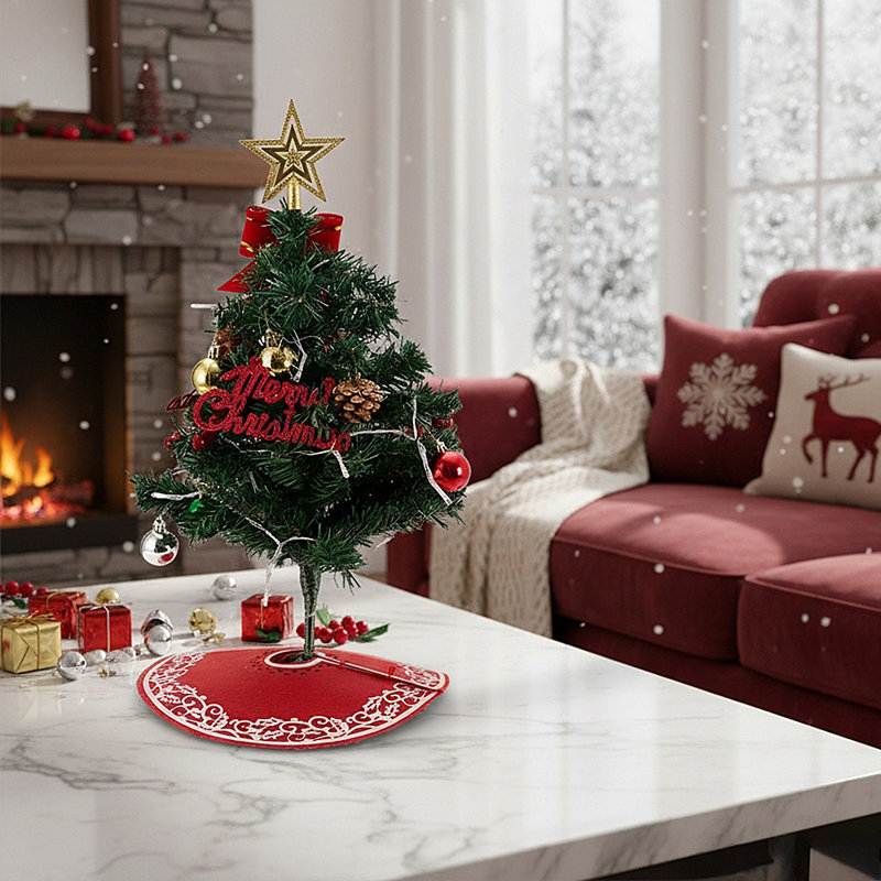 1.8' H Lighted Artificial Christmas Tree