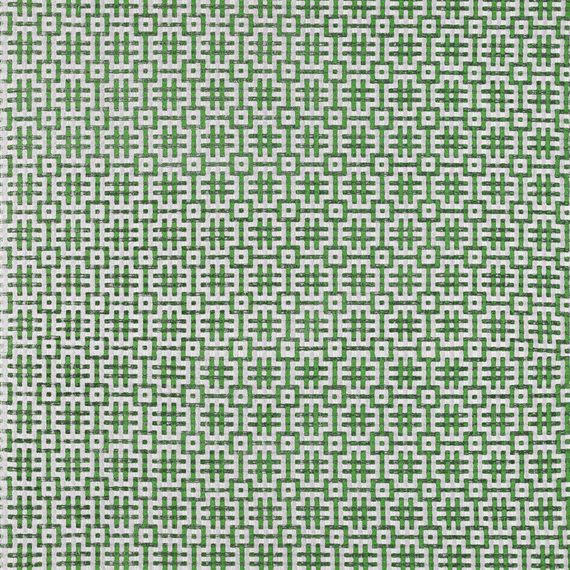 10th Anniversary Geometric Fabric, Verde