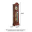 83.86 in. H Glass and Solid Wood Floor Clock
