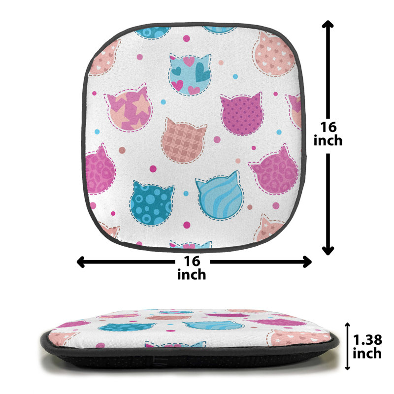 Coussin de siège papillon