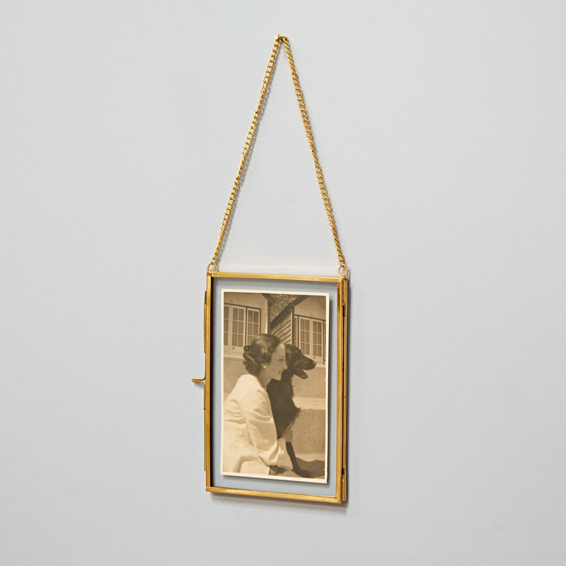 Gold Metal Picture Frame, 16cm x 11cm