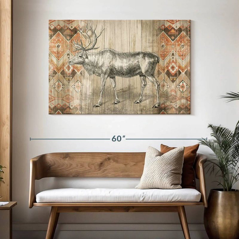 Brampt Natural Histoire Lodge Southwest II, H 32 po x l 48 po