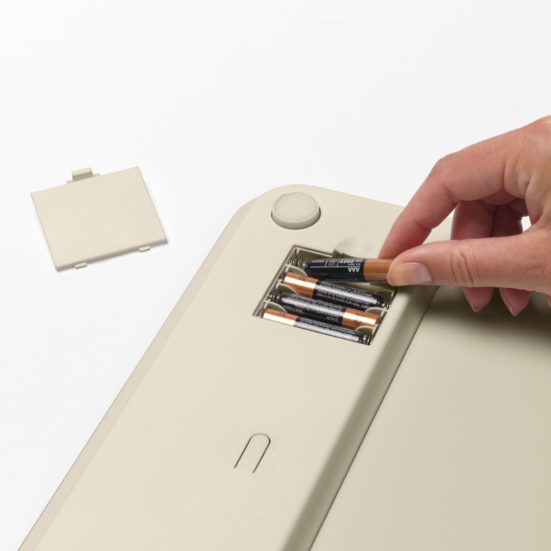 Pèse-personne numérique pour salle de bain Brabantia ReNew, Beige