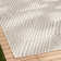 NICOLE MILLER NEW YORK Patio Country Ombre Geo Outdoor Area Rug, Grey/Cream