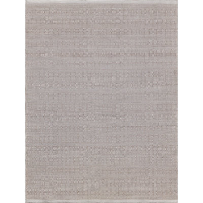 Echo Geometric Area Rug in Ivory