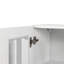 Armoire murale, armoire murale avec porte vitrée, armoire flottante avec tablettes réglables pour la cuisine, la salle de bain et le salon