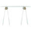 Shanklin 119cm Glass Console Table