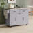 Ariel Rolling Kitchen Island with Drop Leaf & Tilt-Out Trash Cabinet-1329197216