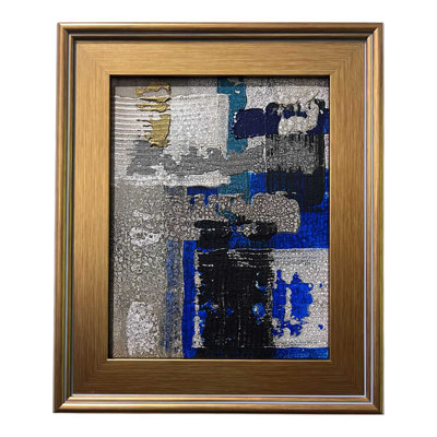 Deep End No. 1 - Original Mixed-Media Abstract Painting by J. Kent Martin