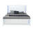 White King Bed With Led