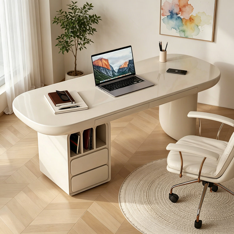 Bureau d'écriture Modern, H 29,53 po x l 55,12 po x P 27,56 po