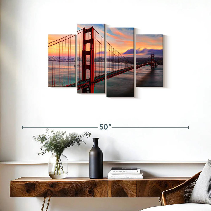 Nicci Golden Gate Bridge Overpass, 22" H x 36" W