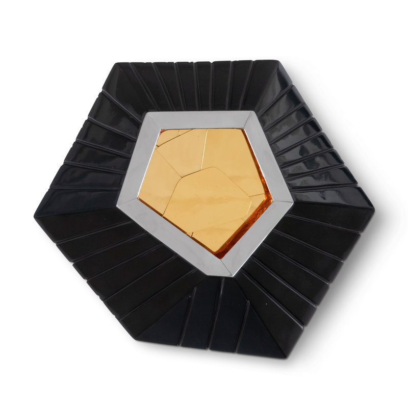 Hex Wall Décor, 9" H x 3" W x 10" D
