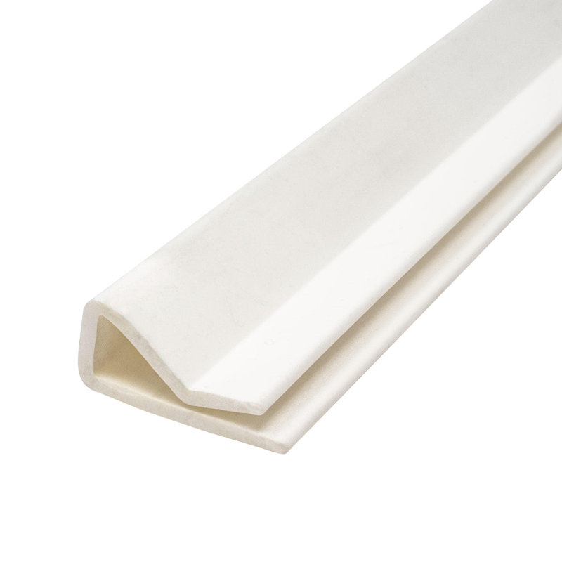 1/16" - 1/4" Styrolux Cap Moulding | Pro Pack, White