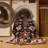 Machine Washable Persian Brown Area Rug