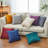 Velvet Weave Geometric Velvet Pillow Cover-1371471419