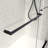 Matte Black Shower Door 5476 Inch, 8Mm Tempered Glass With Nano Easy Cleaning & -Proof Layer, Adjustable Soft Closing For Bathroom Use