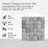 Florida 12" x 12" Natural Stone Grid Pebble Mosaic Wall Tile-93373812