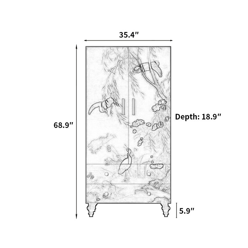 Décoration chambre garde-robe domestique