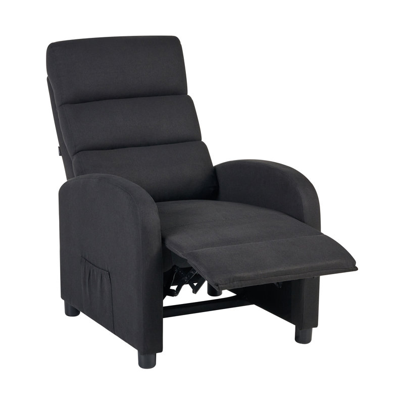 OTUS 67cm Wide Swivel, Black Fabric