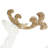 48" Pre-Lit White Sisal Reindeer and Sleigh