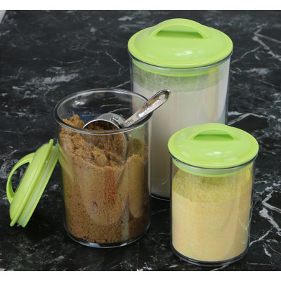 Calypso Basics by Reston Lloyd Acrylic Storage Canisters, Set of 3