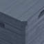 Dakota Fields Alage 44cm W 90L Plastic Lockable Deck Box in Anthracite
