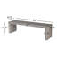 Lionel Cement Outdoor Bench