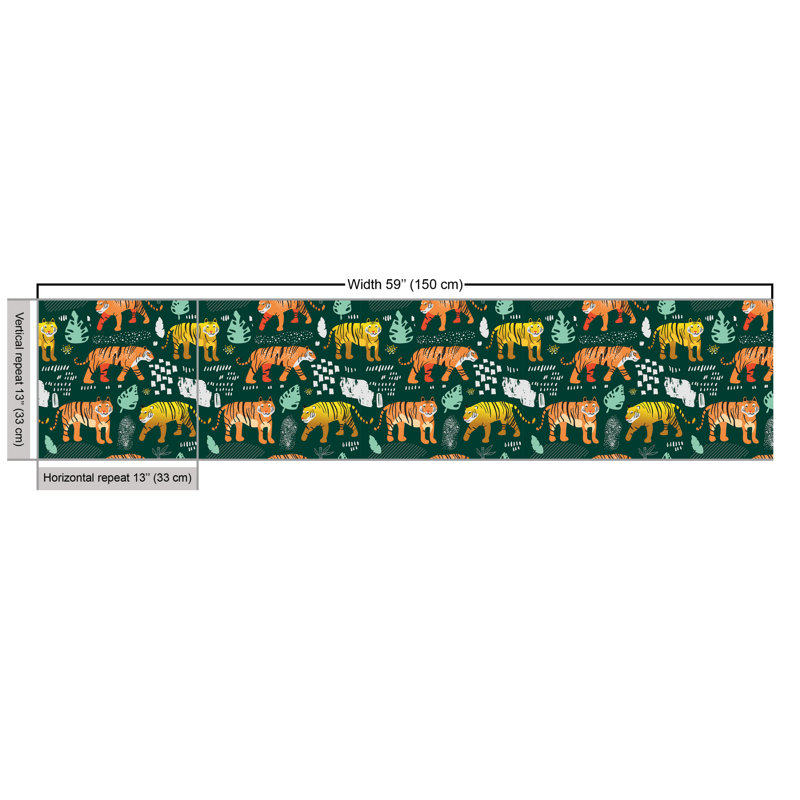 Chizuo Wildlife of Jungle Animals Multi-Purpose Fabric