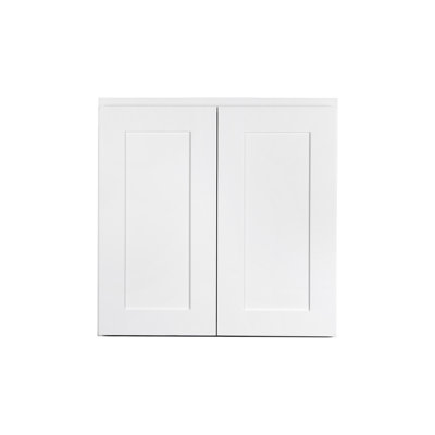 Koville W2742 White Shaker Wall Cabinet With Plywood Box