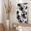 Impression florale moderne en noir et blanc-1598159564