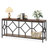 Très longue table d'appoint 70,86 po, console 2 niveaux-209094327